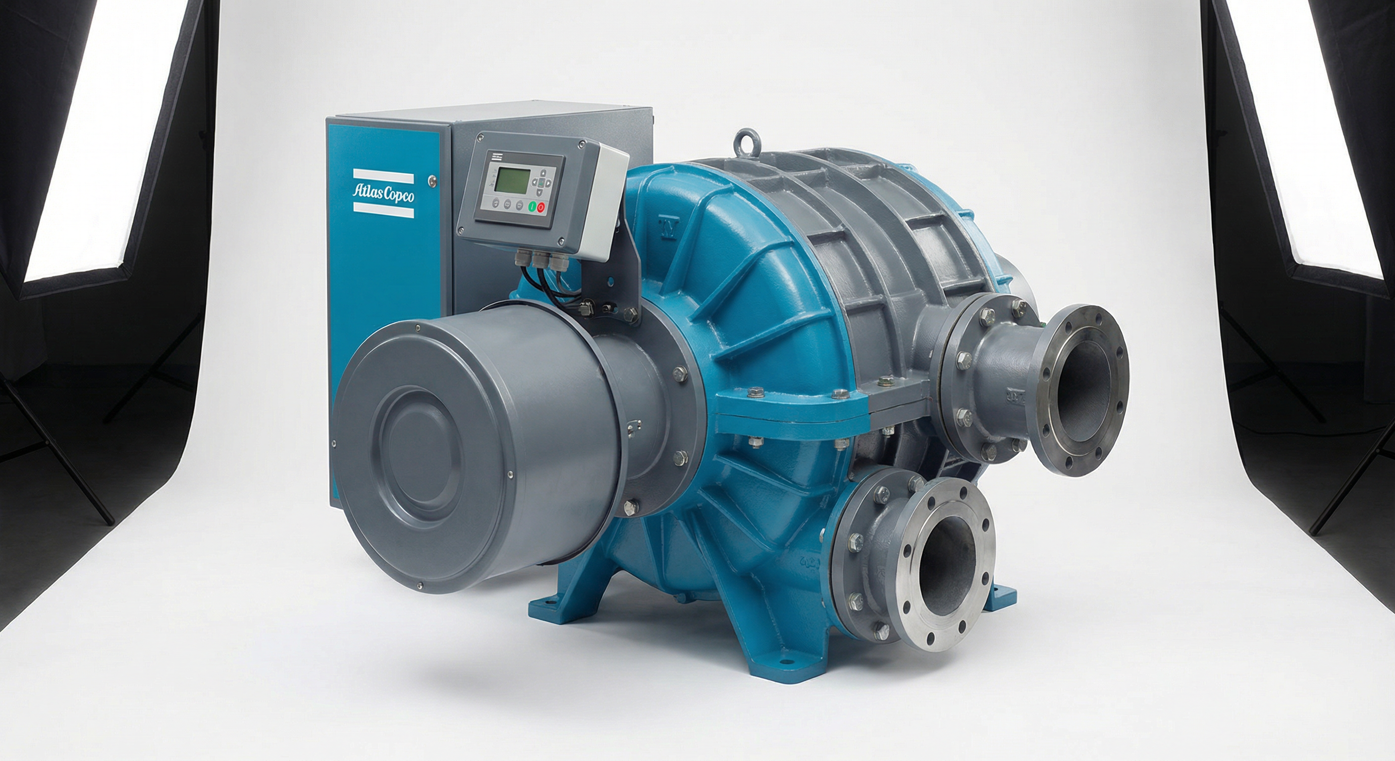 Soplador Centrífugo Atlas Copco ZM multietapa para PTAR México - SSD